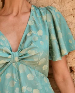 Polin et moi Vestido Largo Esmeralda