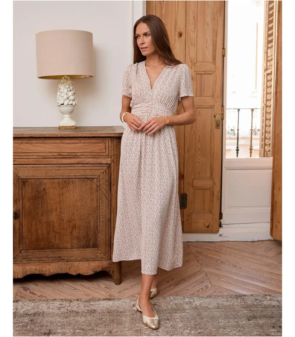 Polin et moi Vestido Largo Lunar