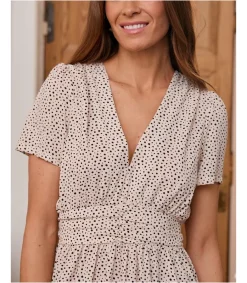 Polin et moi Vestido Largo Lunar