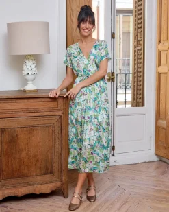 Polin et moi Vestido Largo Rosinda