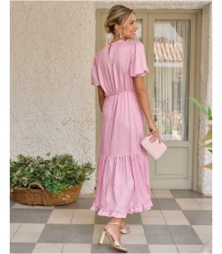 Polin et moi Vestido Midi Aimée