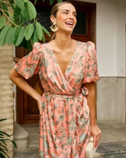 Polin et moi Vestido Midi Azalea