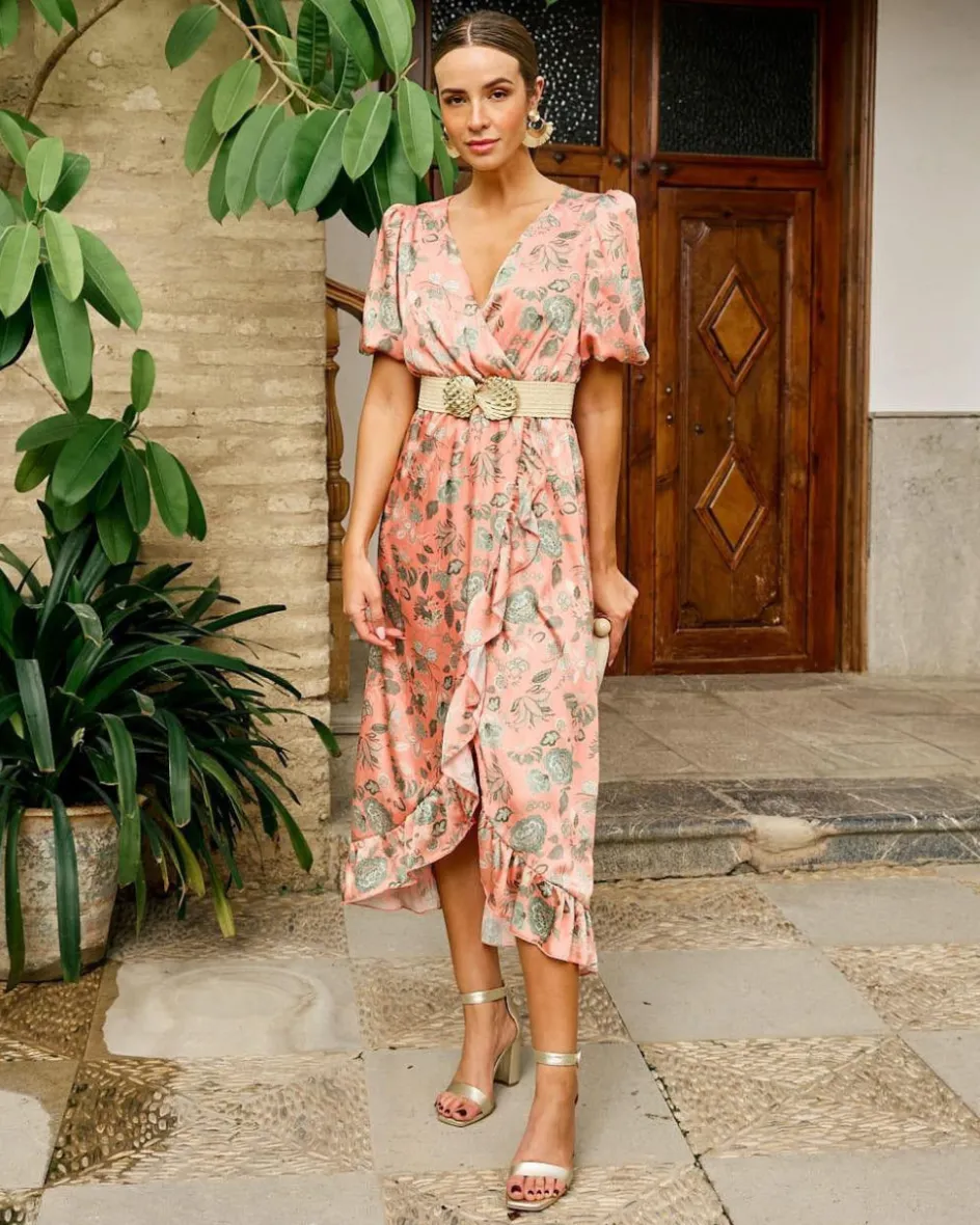 Polin et moi Vestido Midi Azalea