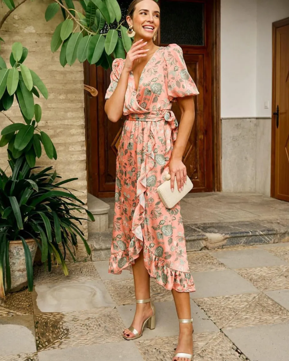 Polin et moi Vestido Midi Azalea