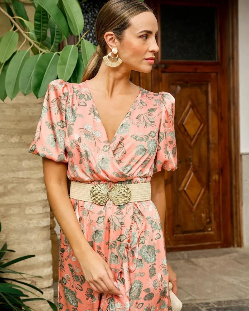 Polin et moi Vestido Midi Azalea