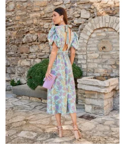 Polin et moi Vestido Midi Lis