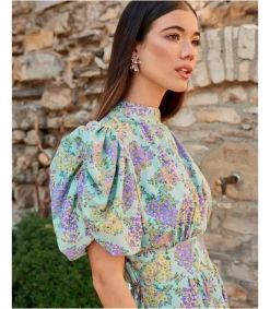 Polin et moi Vestido Midi Lis