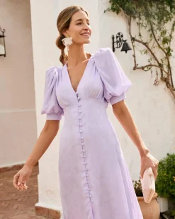 Polin et moi Vestido Midi Luanna