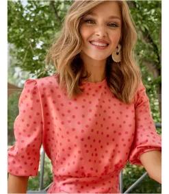 Polin et moi Vestido Midi Manuela