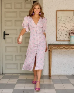 Polin et moi Vestido Midi Megan