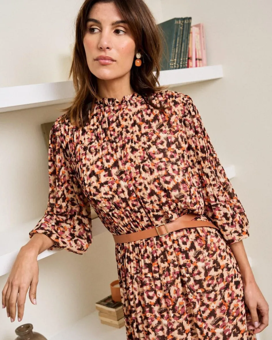 Polin et moi Vestido Midi Pliza