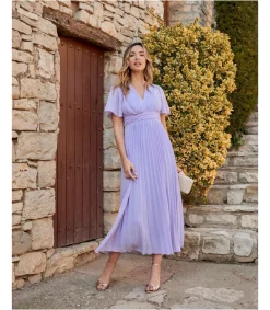 Polin et moi Vestido Plisado Gema