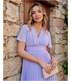 Polin et moi Vestido Plisado Gema