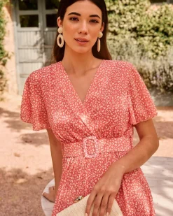 Polin et moi Vestido Plisado Olinda